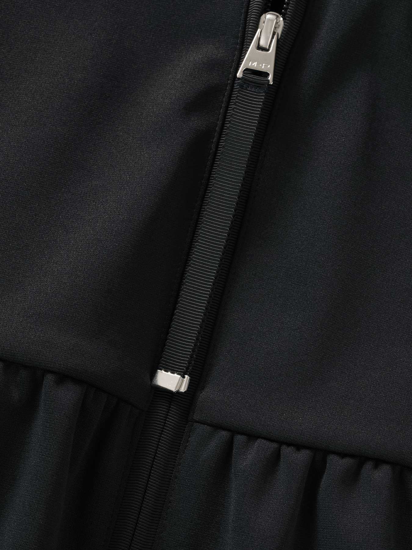 フリルデザインジップアップパーカー: M-PREMIER公式通販｜m-i-d e