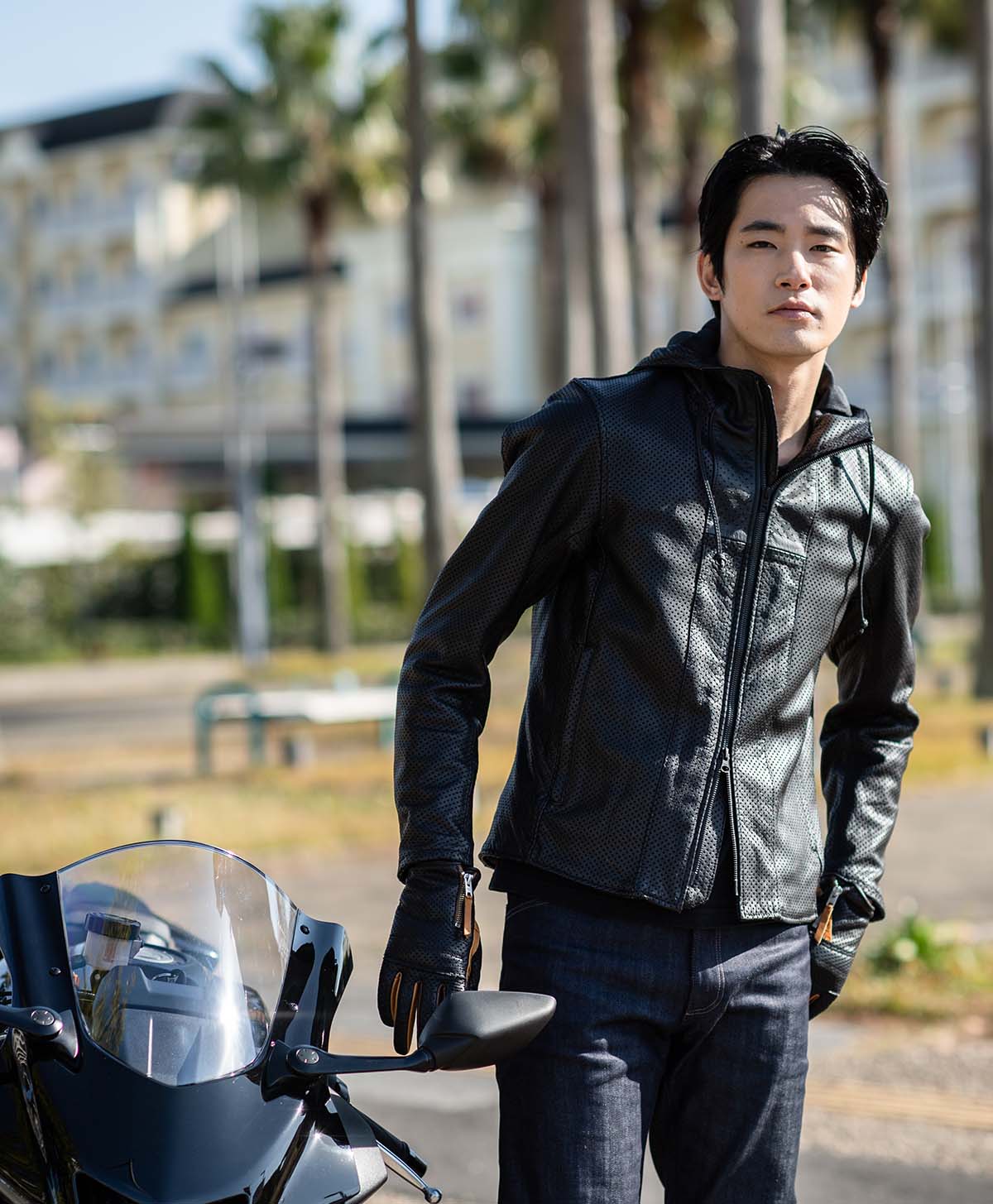 革ジャン レザーパーカー パンチング｜カドヤ公式オンラインショップ