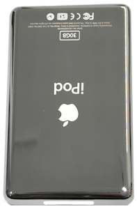 Special Edition Upside Down 30GB Silver Chrome Thin Backplate for