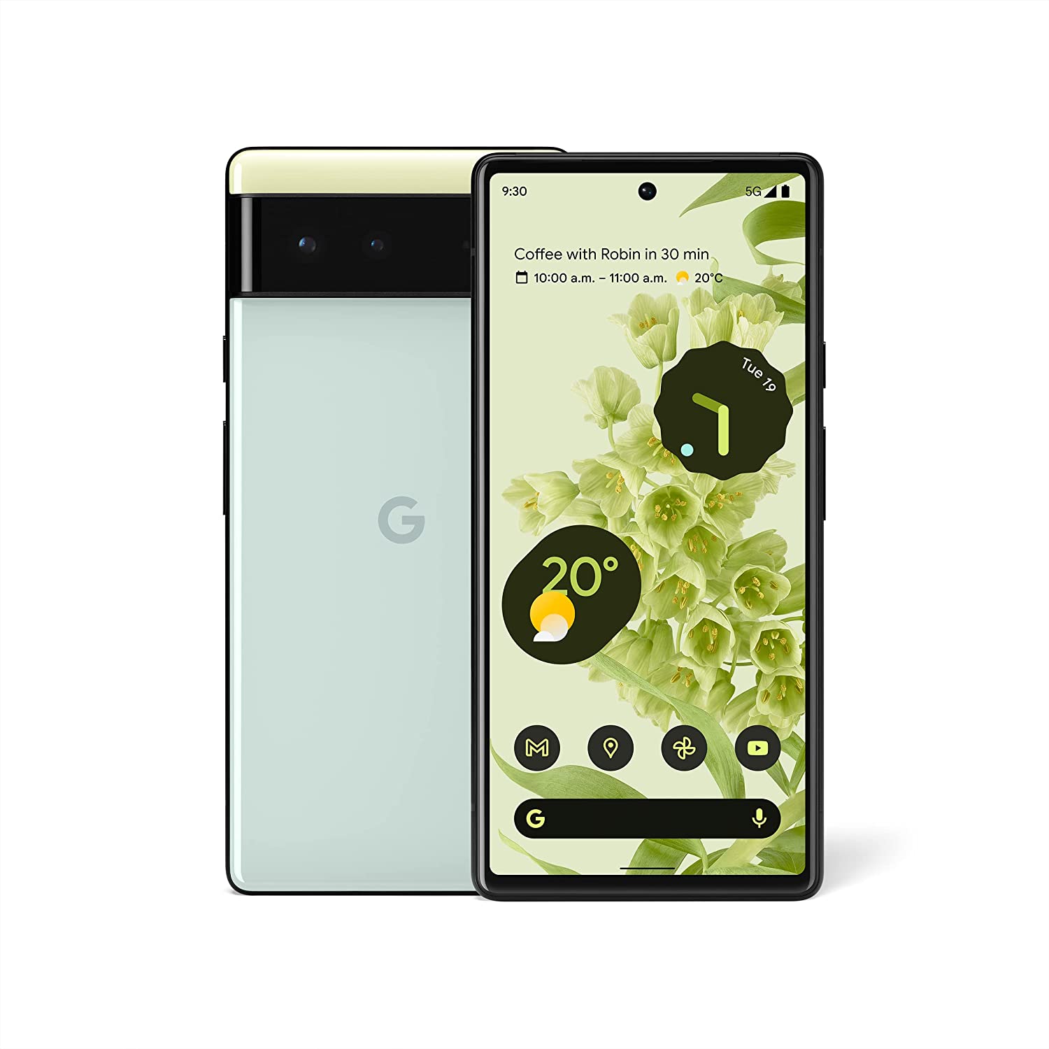 Google - Pixel 6 128GB (Unlocked) - Sorta Seafoam – ElectronicsForce