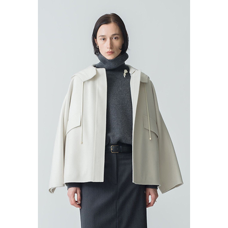 ebure(エブール)｜モヘアスパンコール クルーネックリブニットプル