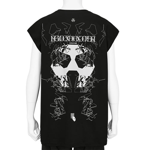 S25-PR-A SLEEVELESS T-SHIRT [TRIANGLE] BLACK - ACRONYM