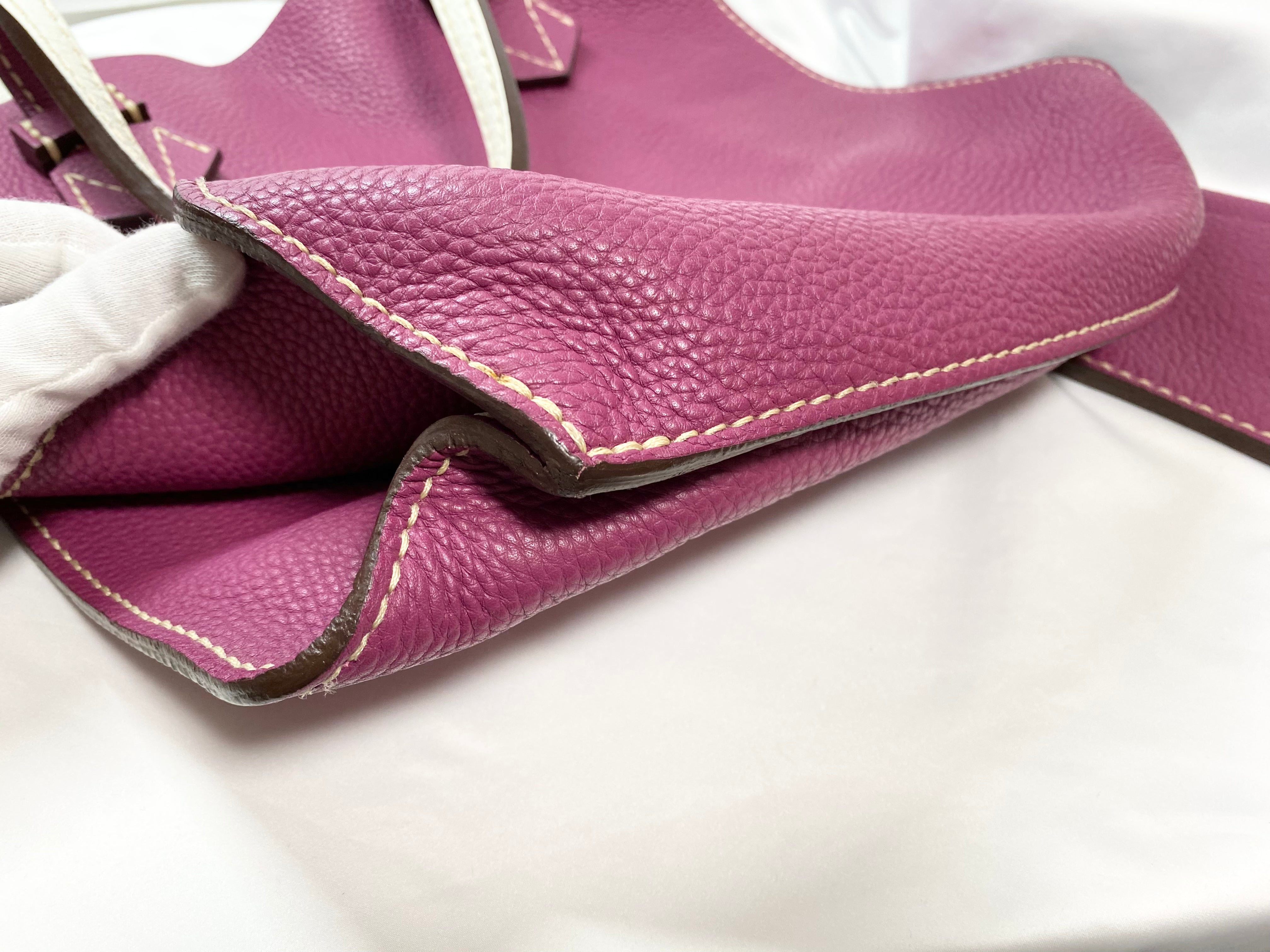 美品】MOREAU PARIS モローパリ レザートートバッグ ブレガンソン