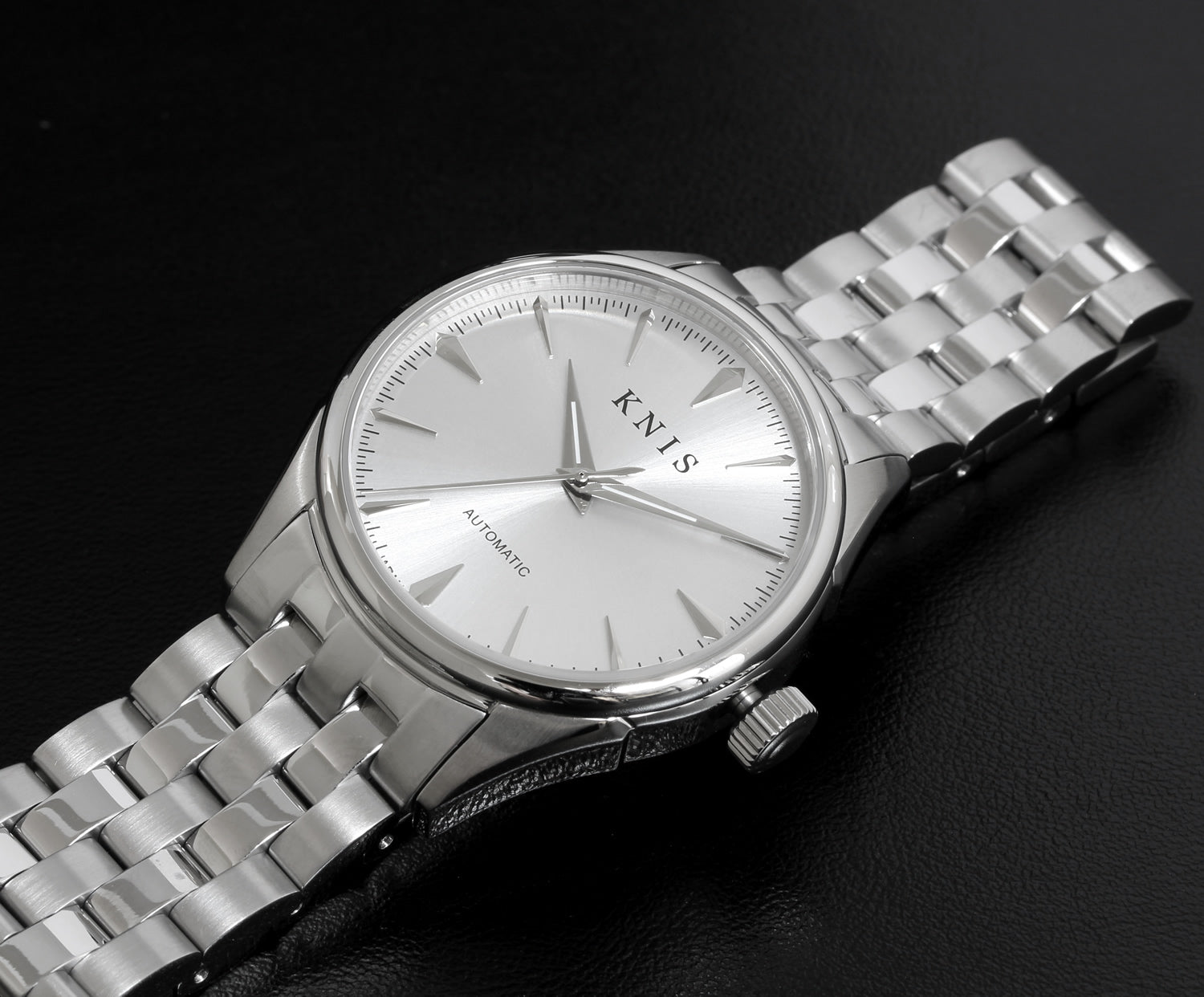 KNIS Automatic Sunray Dial White Silver KN001-WH