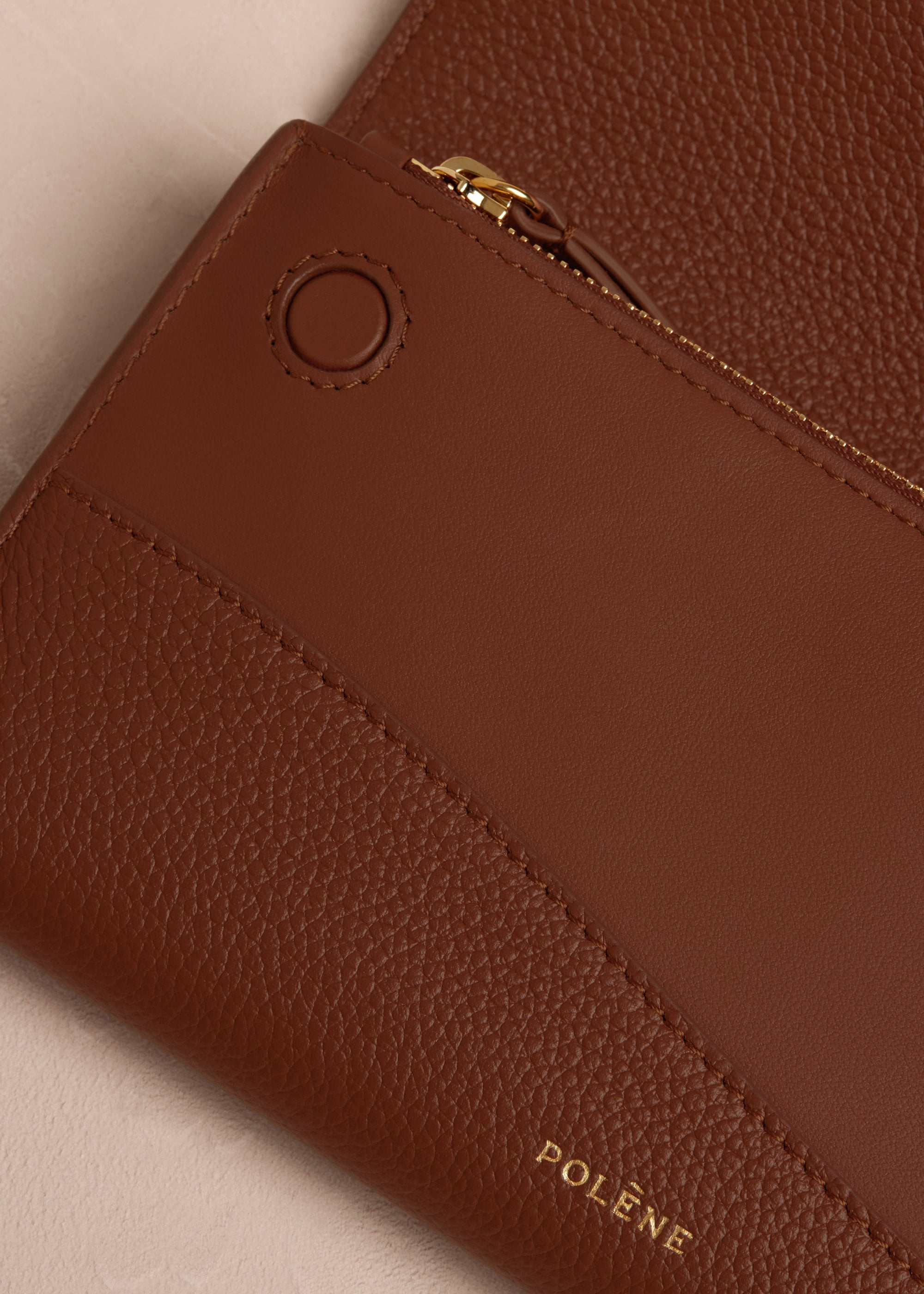 Polène | Wallet - Sierra - Duo Cognac