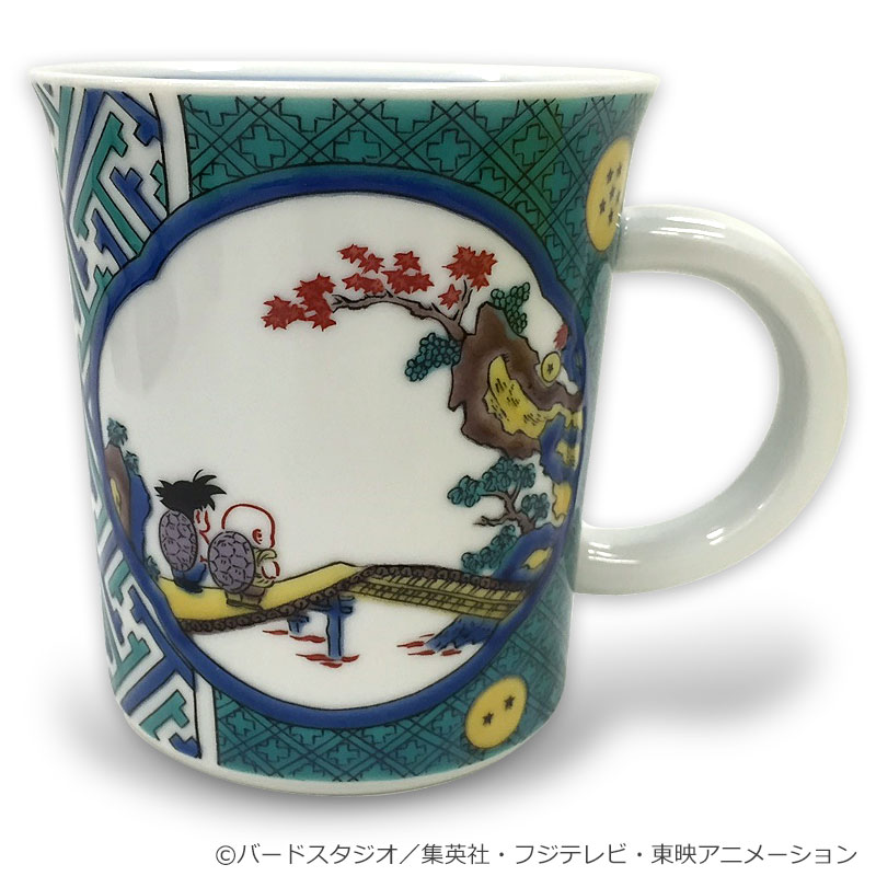 フジテレビ限定】ドラゴンボール 九谷焼マグカップ 開運七龍珠図