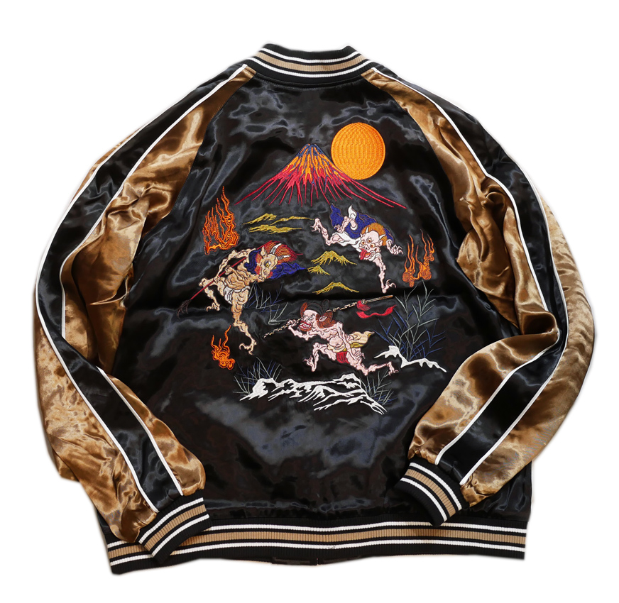 Japanesque （ジャパネスク）[ 百鬼夜行 ] 刺繍 リバーシブル