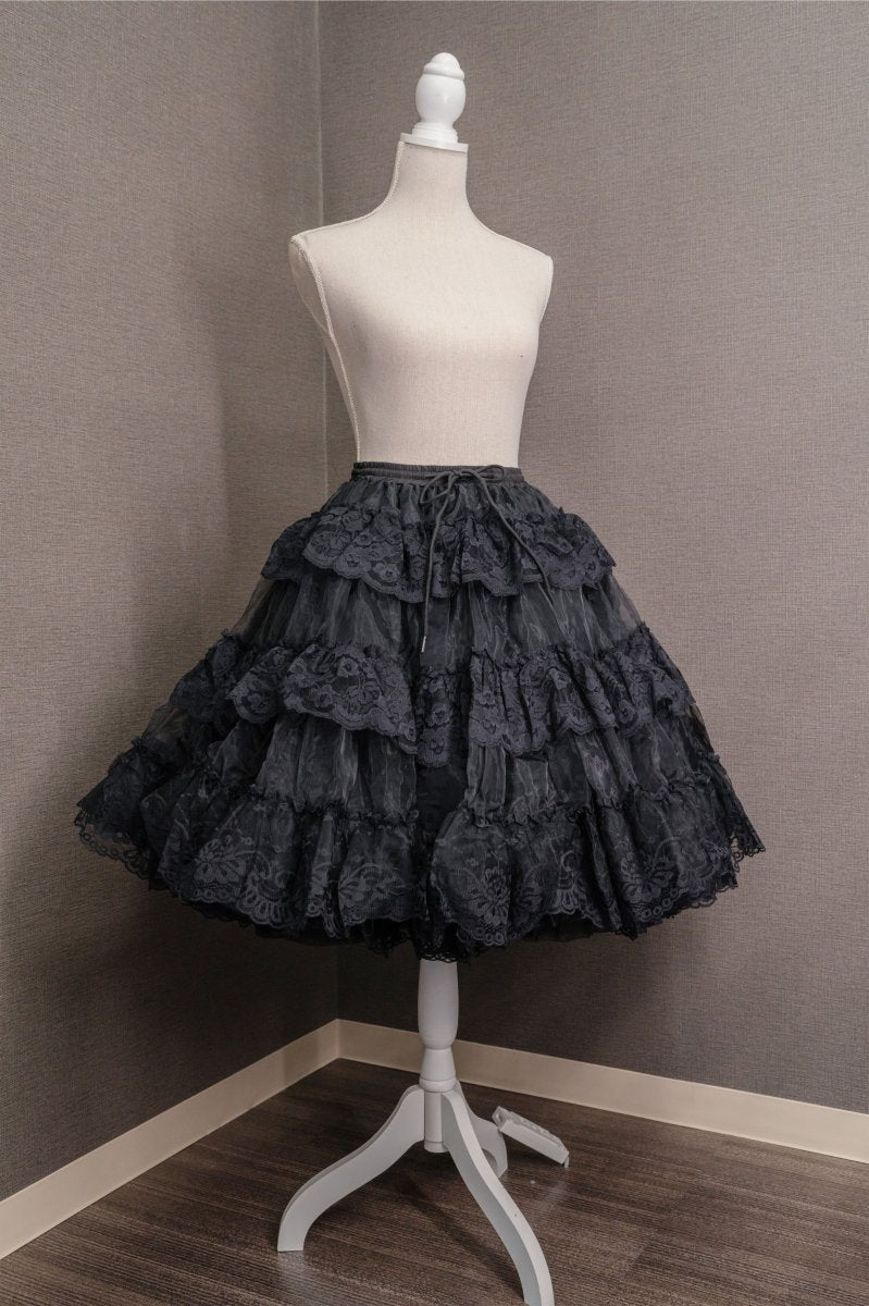 オーガンジーロングボリュームパニエ(65cm)【Epetice】