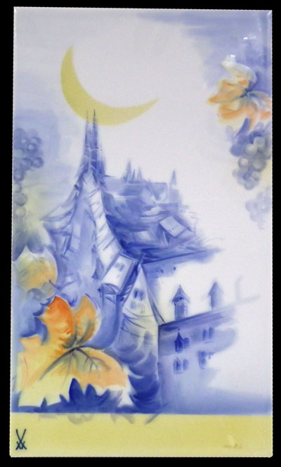 ユーロクラシクス｜マイセン 大型陶板画 プラーク