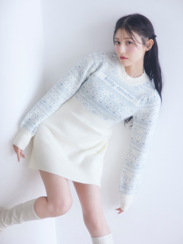 Rilly emulie Mini Knit Onepiece｜evelyn（エブリン）公式通販サイト