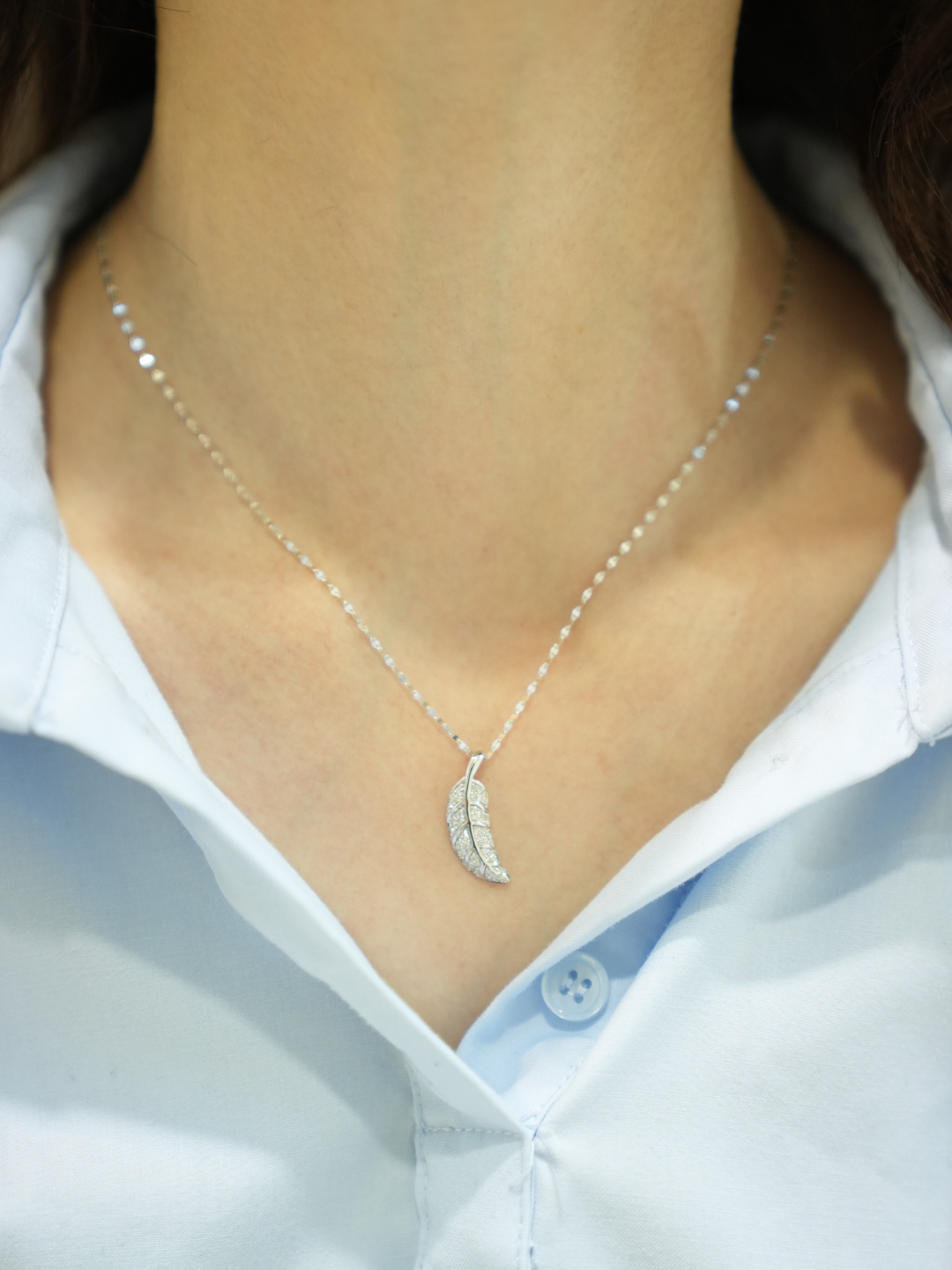 シルバー・フェザーペンダント – ex'position