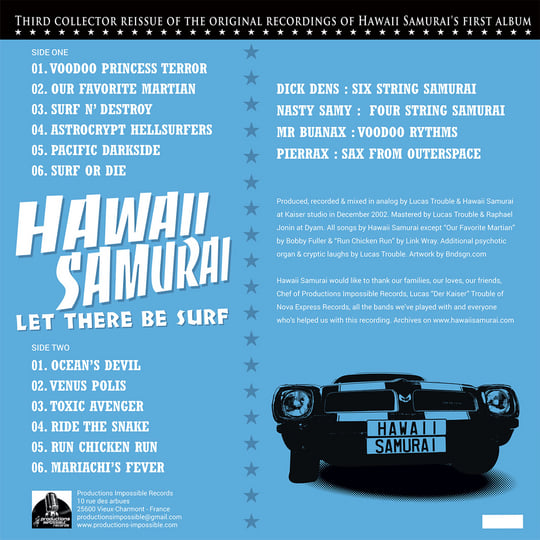 Let There Be Surf | HAWAII SAMURAI | Productions Impossible Records