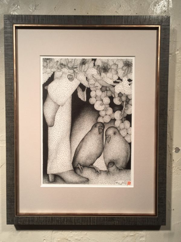 城景都『 インコの眼 』〜巨樹の摂理〜 版画作品 - フェイスポップ