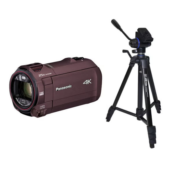 美品]PanasonicHC-V480MSビデオカメラ+SDカード+三脚セット 美品