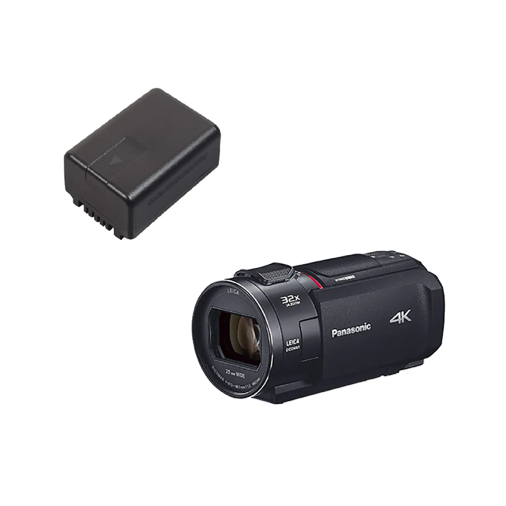 レンタル] パナソニック 4Kビデオカメラ HC-VX2MS VW-VBT190-K