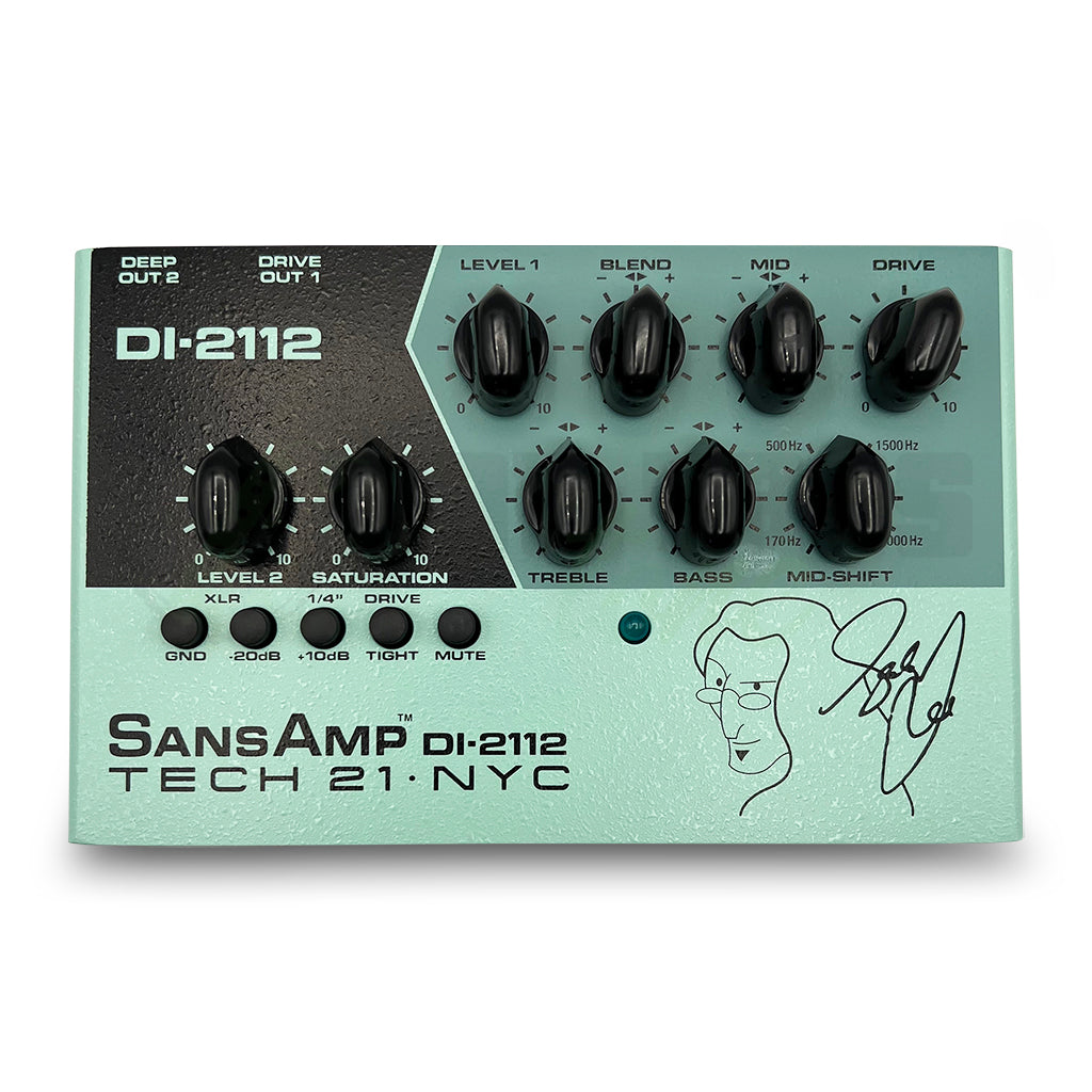 Tech 21 NYC Geddy Lee DI-2112 Signature Sansamp Outboard Bass Preamp