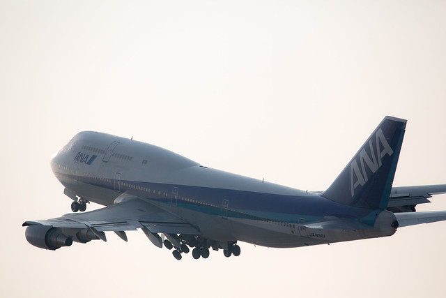 ANA さよならフライト 747-400 ANA さよならフライト 747-400 ANA最後