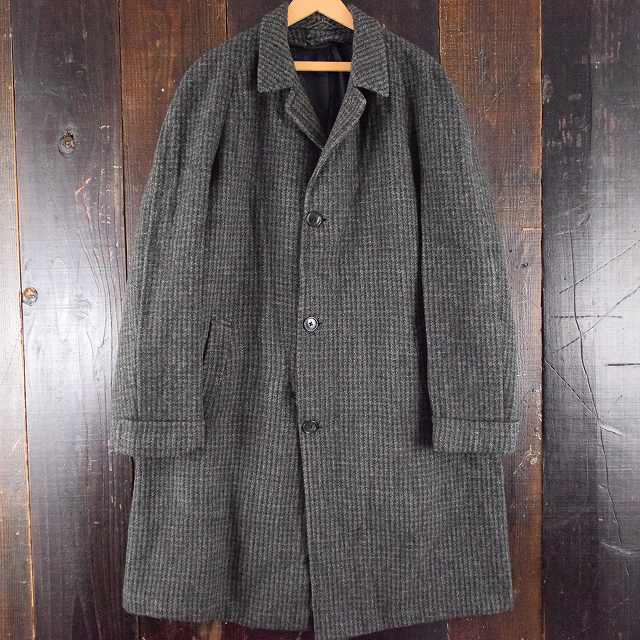 60's〜70's Harris Tweed ウールチェスターコート L位 60年代 70年代