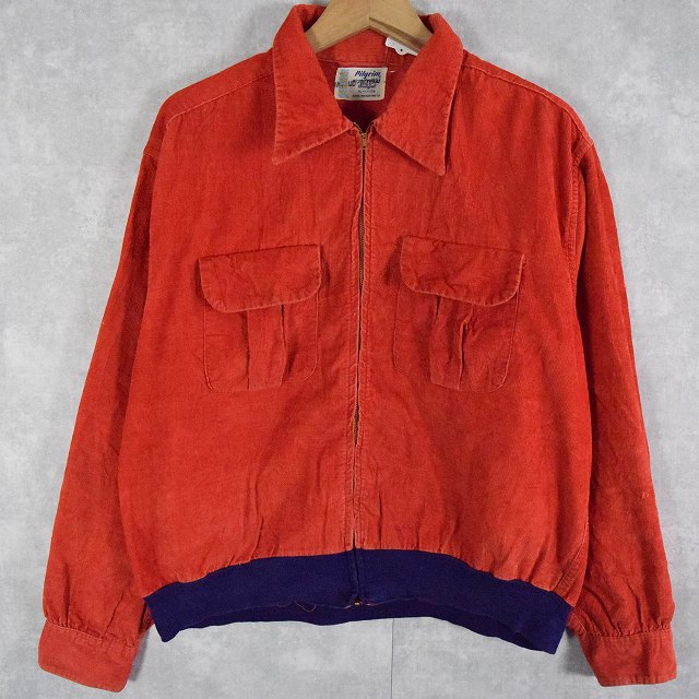50s 50年代 ピルグリム 赤 レッド シャツジャケット ｜ヴィテージ古着