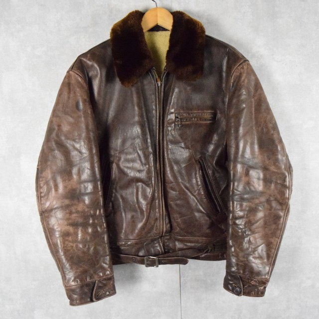 50s 50年代 60s 60年代 革ジャン 襟ボア | ビンテージ古着屋Feeet 通販