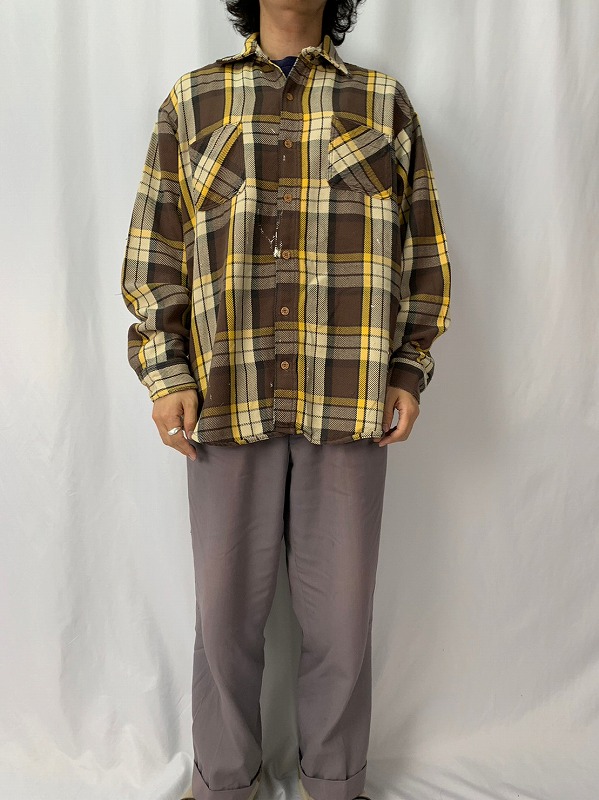 ストアブランド 70年代 70s マルチカラー JCペニー ビッグマック 長袖