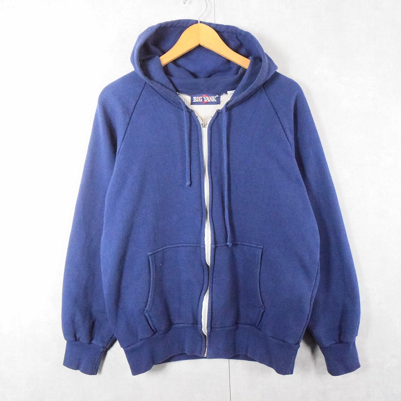 80年代 80s ビッグヤンク 紺 ネイビー フーディー │ヴィテージ古着屋