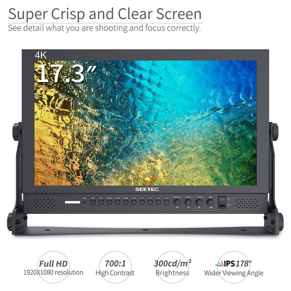 SEETEC P173-9HSD 17.3 インチ ブロードキャスト ディレクター