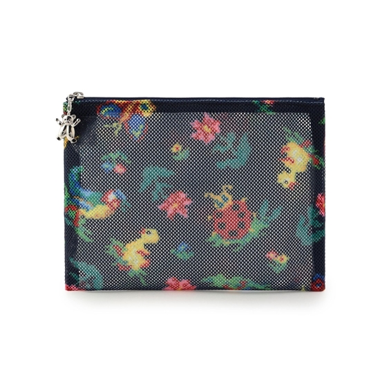 ハイジ メッシュポーチ HEMP-231350(シルバーグレー): FEILER