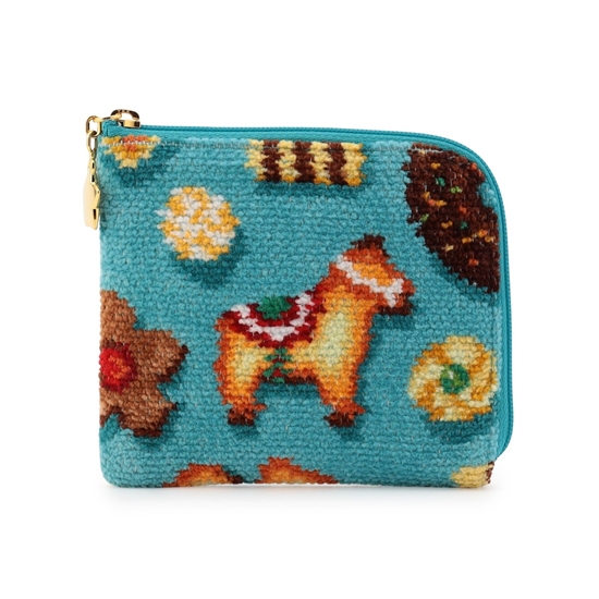 フィーカタイム ミニポーチ FKT-257529（WEB限定）(ターコイズブルー