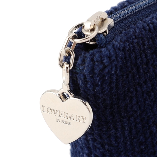 ラブラリーハート 舟型ポーチS L/LRH-243237(ネイビー): LOVERARY BY