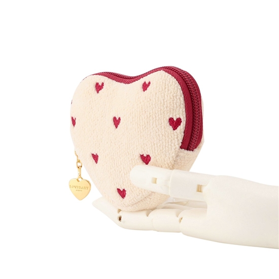 ラブラリーハート ハート型ポーチ L/LRH-243239(アイボリー): LOVERARY