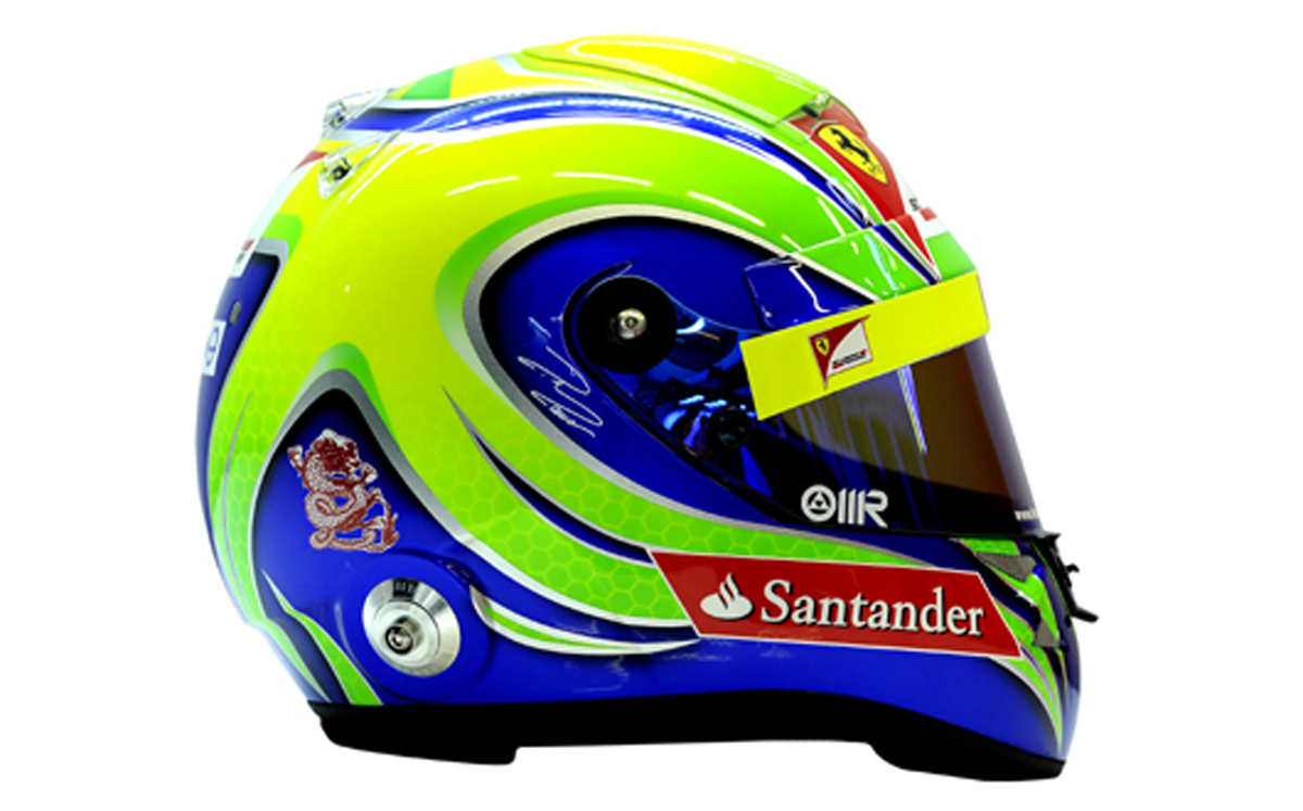 フェリペ・マッサ ヘルメット （2012年） 【 F1-Gate .com 】