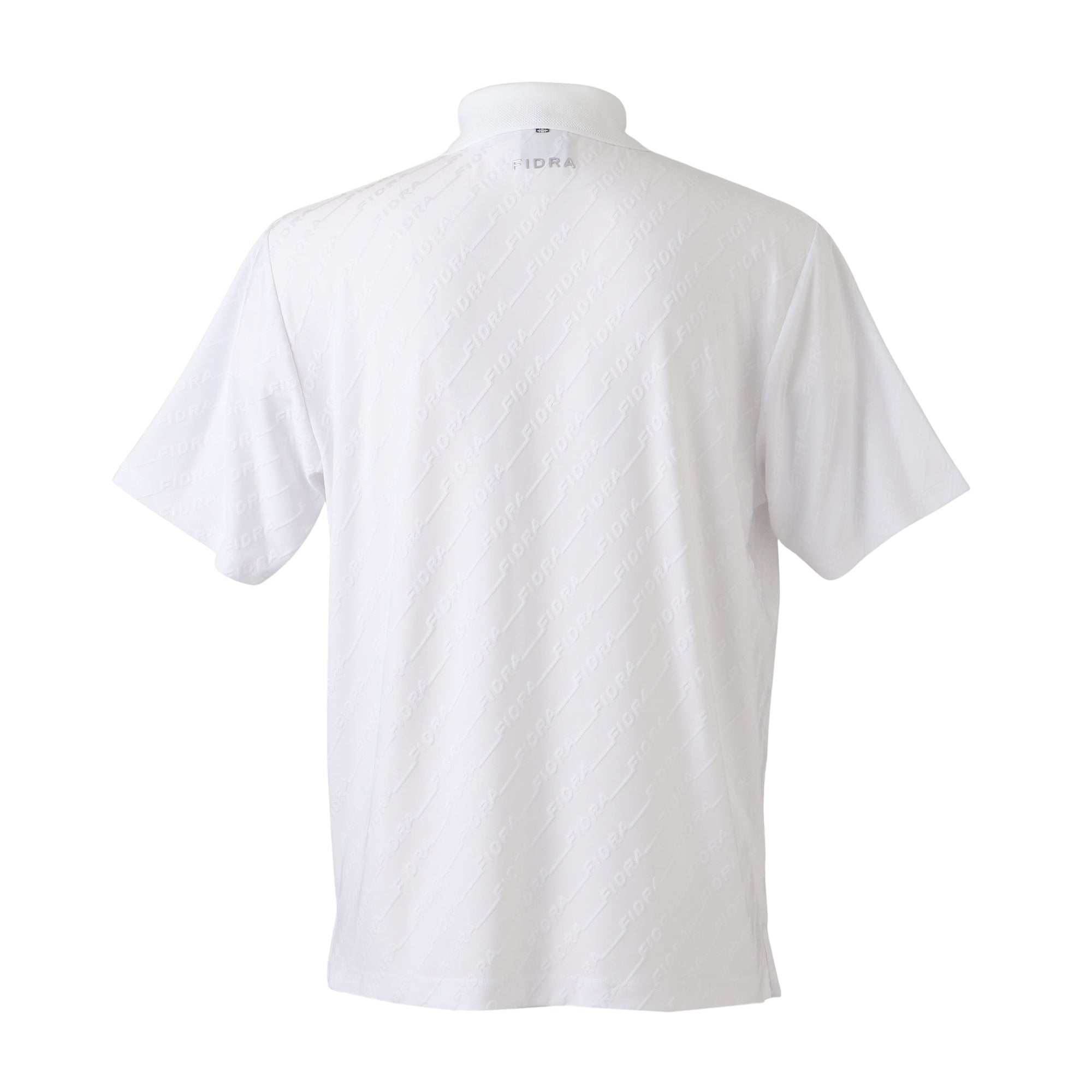 バイヤスジャガードポロ【メンズ】ホワイト – FIDRA