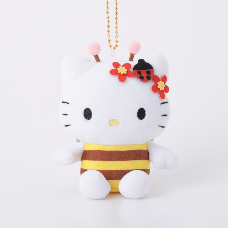 ハローキティ ハチむにゅぐるみマスコット｜むにゅぐるみパティオ公式
