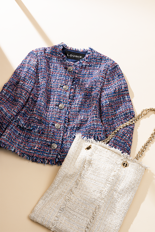 完売必至の『ファンシーツイード』で春をスタート☆｜LOUNIE（ルーニィ