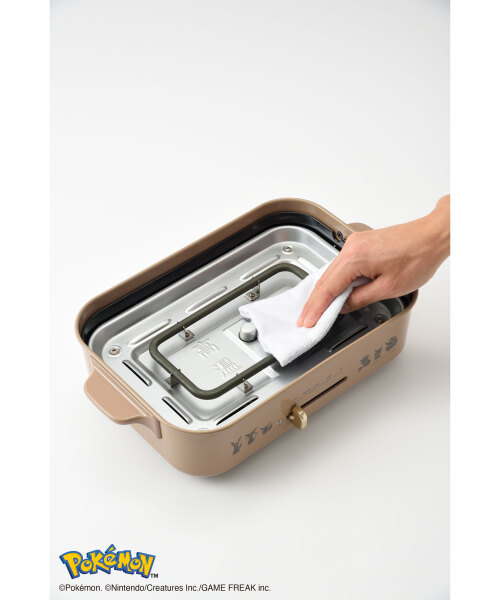 イーブイフレンズ コンパクトホットプレート ブラウンの通販 | BRUNO