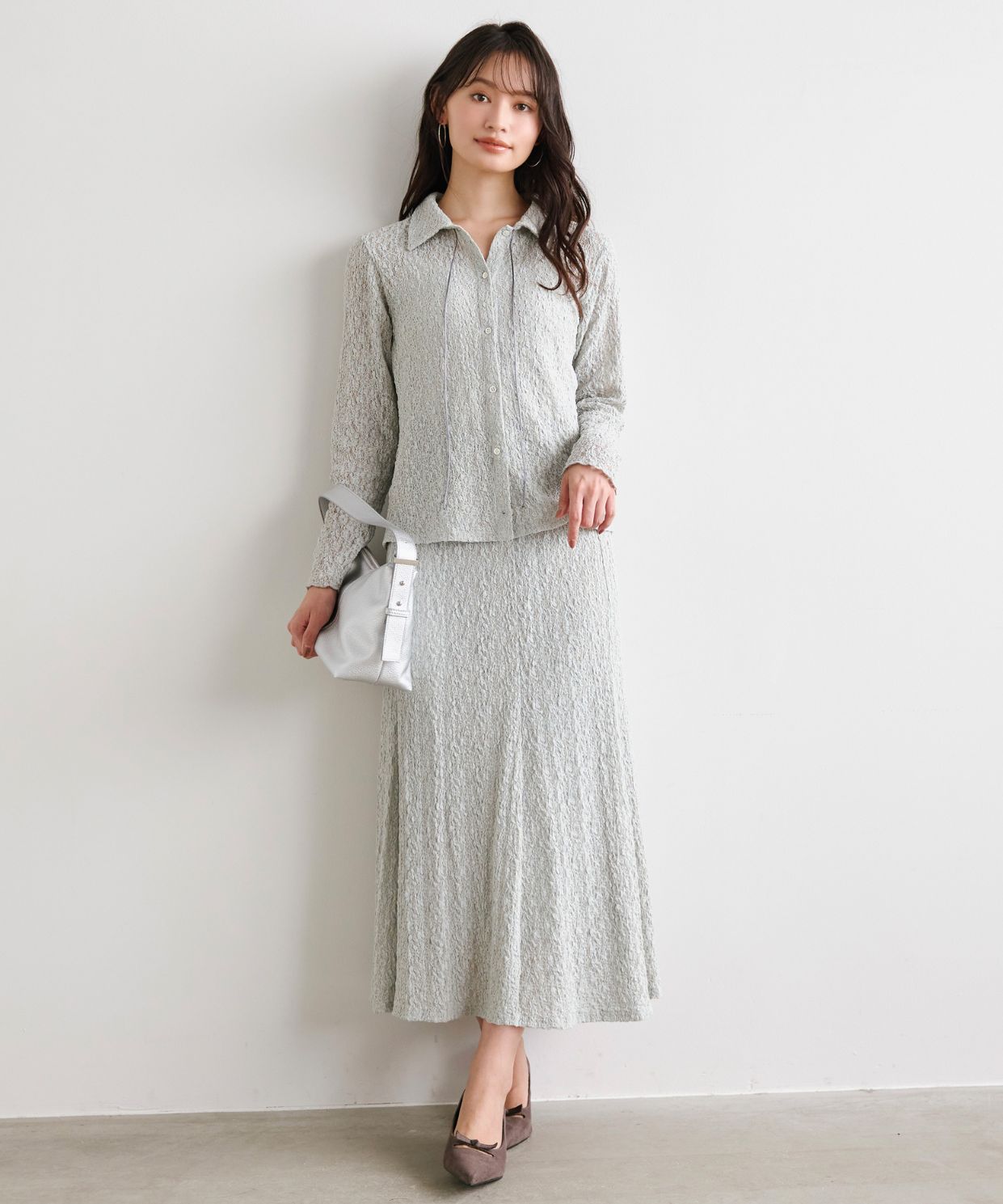 シュリンクレースマーメイドスカート｜Stola.（ストラ）公式通販サイト