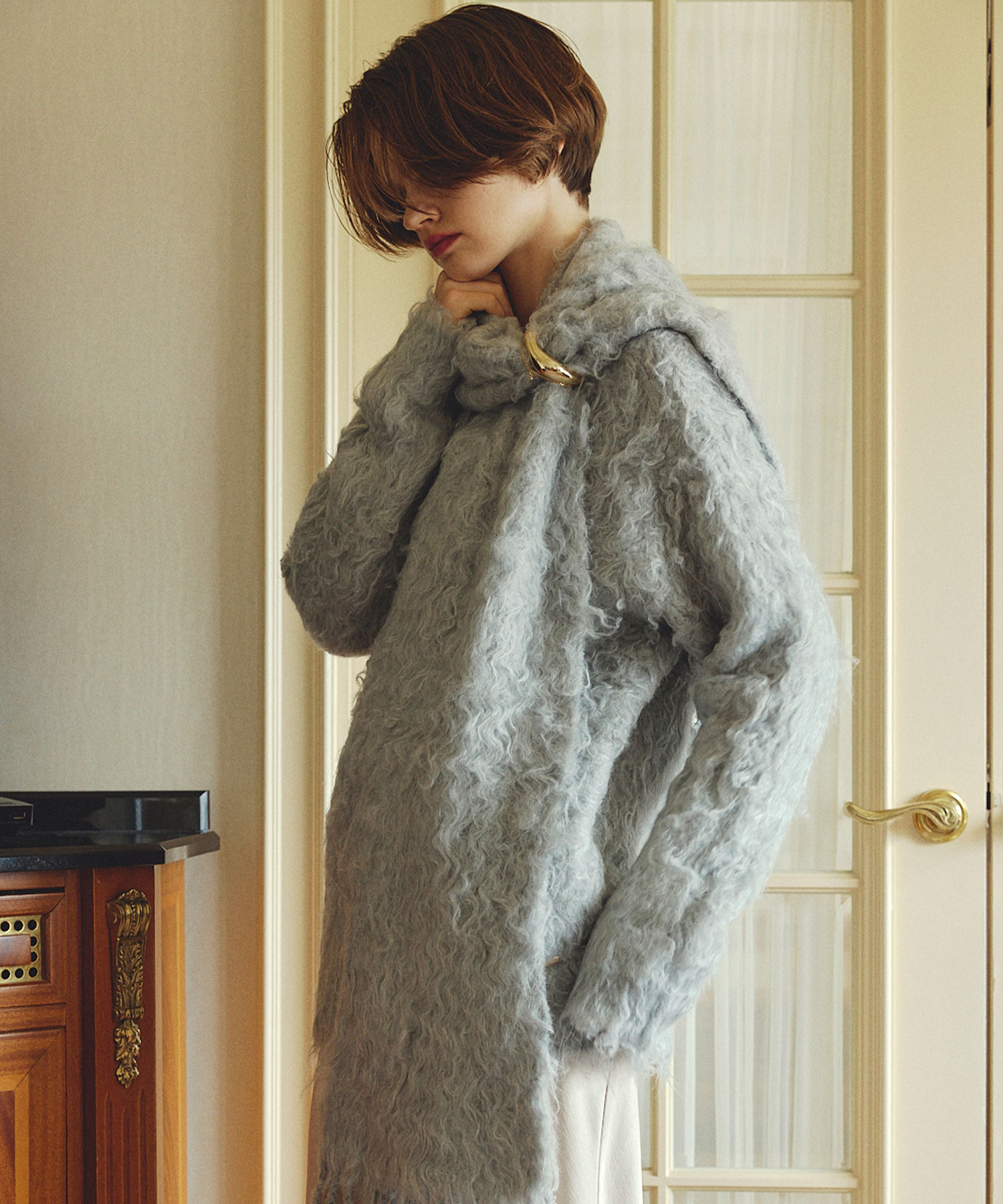 シャギーモヘヤカーディガン｜PETAL ONLINE（ペタルオンライン）