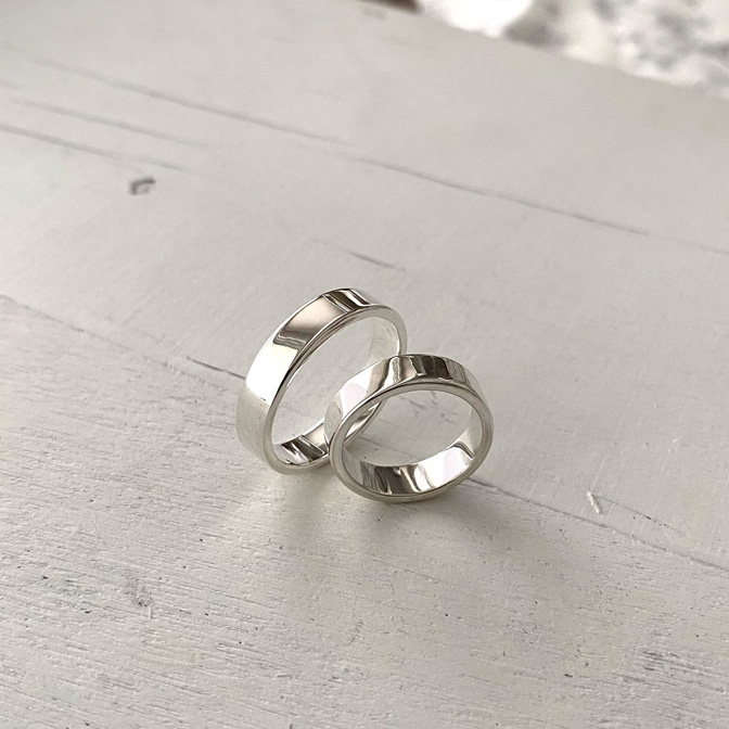 a2072 シルバーリングpleasing | ペアリング メンズ レディース