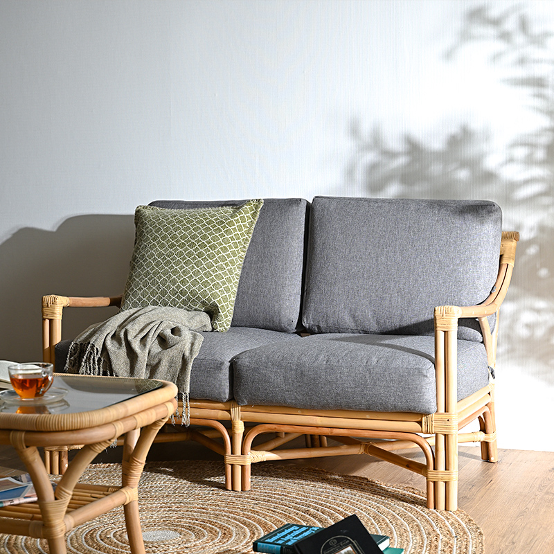 D1272NXK ラタン 2人掛けソファ 幅122cm | 【SR-net】Sunflower Rattan