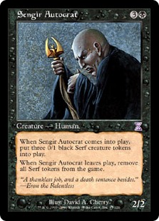 □旧枠□《センギアの従臣/Sengir Autocrat》[TSB] 黒R | 日本最大級