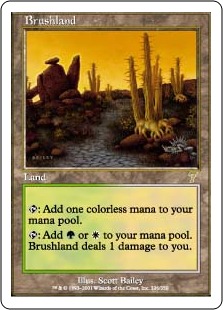 低木林地/Brushland》[7ED] 土地R | 日本最大級 MTG通販サイト「晴れる屋」