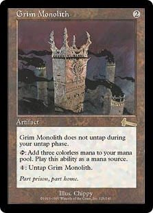 Foil】《厳かなモノリス/Grim Monolith》[ULG] 茶R | 日本最大級 MTG