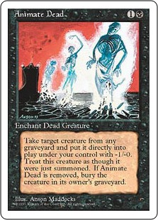 動く死体/Animate Dead》[4ED] 黒U | 日本最大級 MTG通販サイト