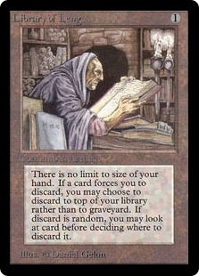 アルターネイト版】《レンの書庫/Library of Leng》[4ED] 茶U | 日本