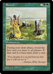 二度目の収穫/Rowen》[VIS] 緑R | 日本最大級 MTG通販サイト「晴れる屋」