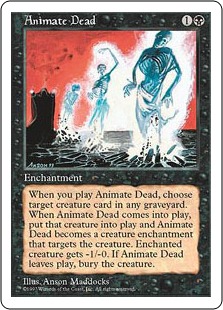 Foil】《動く死体/Animate Dead》[GRB] 黒U | 日本最大級 MTG通販