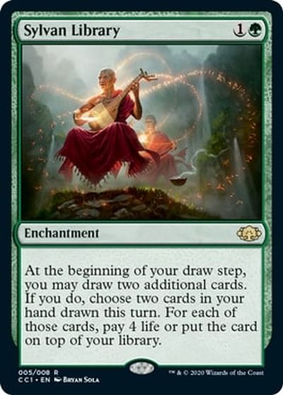 Foil】《森の知恵/Sylvan Library》[CMA] 緑R | 日本最大級 MTG通販