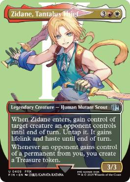 サージ・Foil】(550)□ボーダーレス□《陽気な義賊、ジタン/Zidane