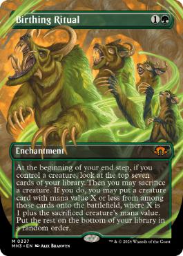 337)□ボーダーレス□《出産の儀/Birthing Ritual》[MH3-BF] 緑R